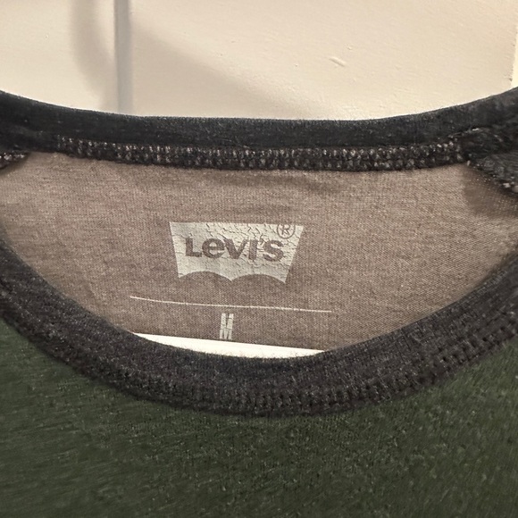 Levi’s Men’s Colour-block Long Sleeve T-shirt Size Medium - Picture 5 of 8